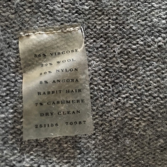 Ann Taylor Wool Blend Slouchy Shawl Cardigan - Picture 6 of 7